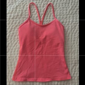 Hot Pink Crop Lulu Workout Top